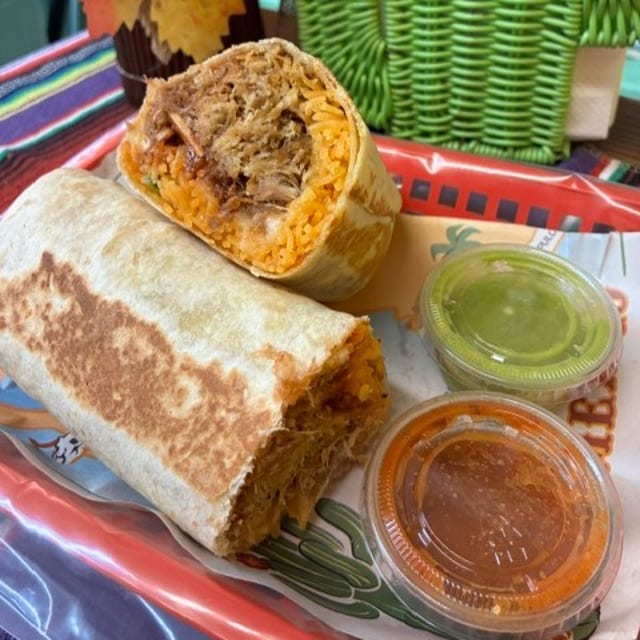 Lucy's burrito.