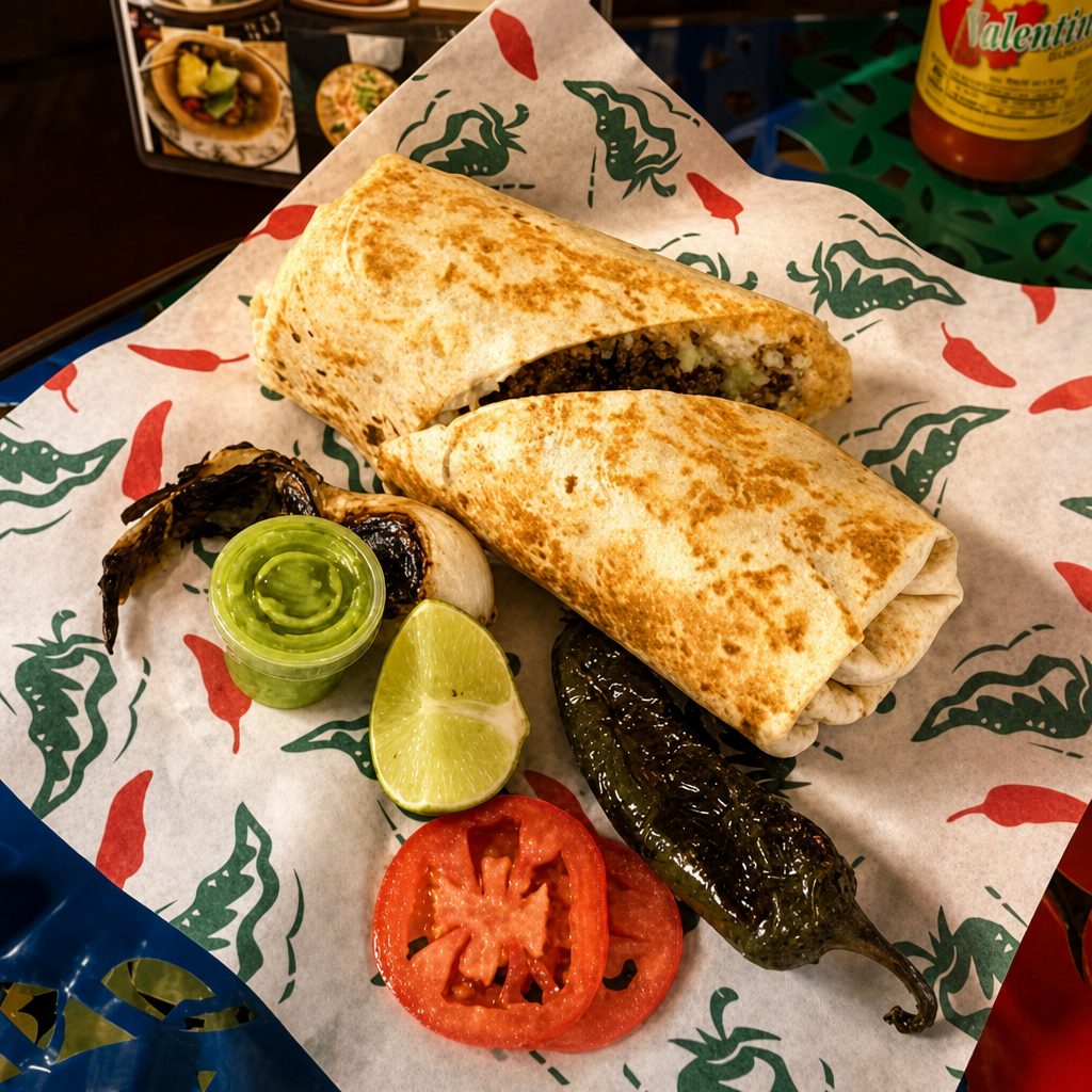 Lucy's burrito.