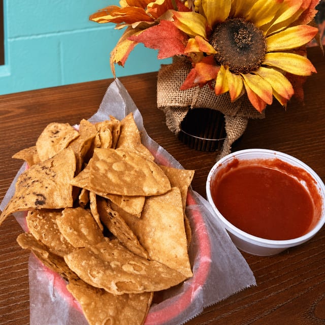 Homemade Chips and Salsa.